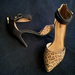 SEXY LEOPARD D'ORSAY HEELS